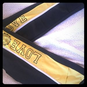 Blake and yellow love leggings